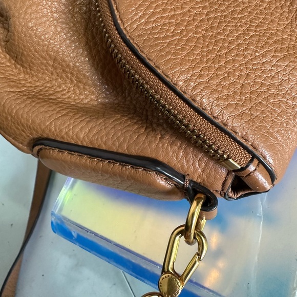 Excellent Marc Jacobs Iconic Mini Natasha Style Camel Pebble Leather Crossbody - Picture 8 of 10